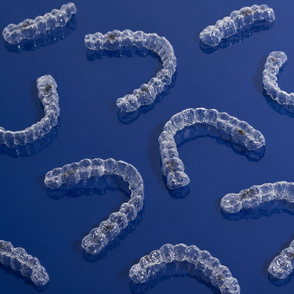 invisalign treatment time invisalign multiple aligners showing treatment time
