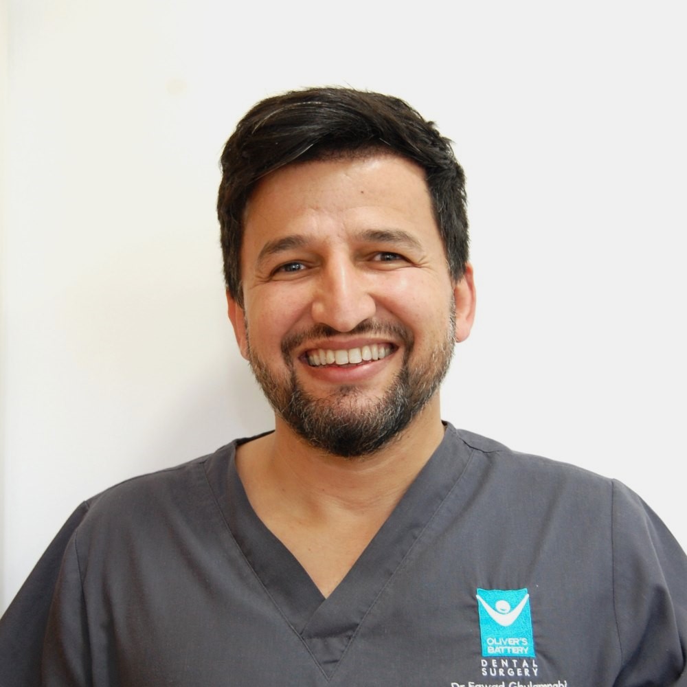 Dr Fawad Ghulamnabi, Dentist at Oliver’s Battery Dental Surgery in Winchester